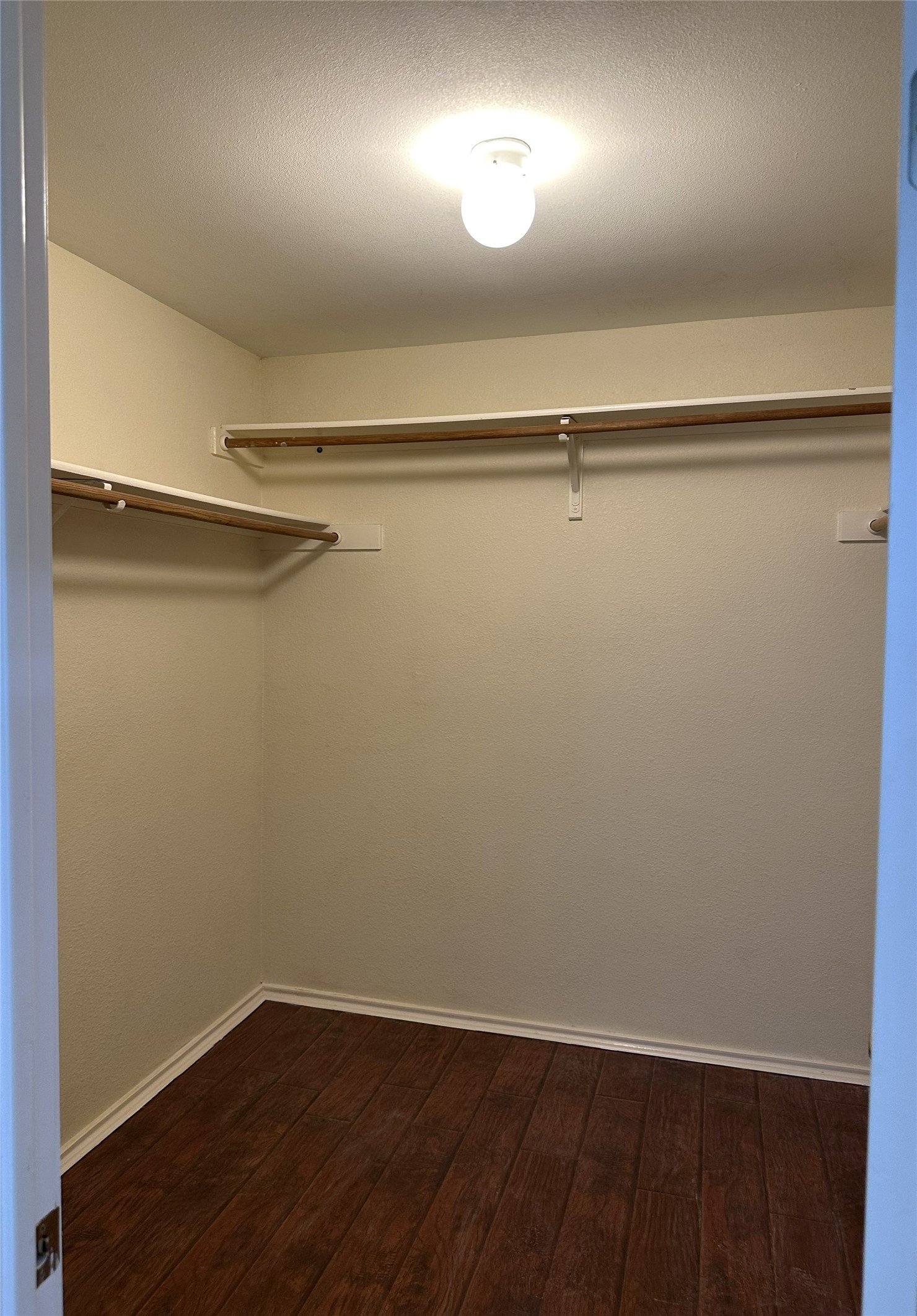 13915 Randalstone Drive Pflugerville, TX 78660 - Photo 12 of 19 Walk in closet featuring dark wood-type flooring