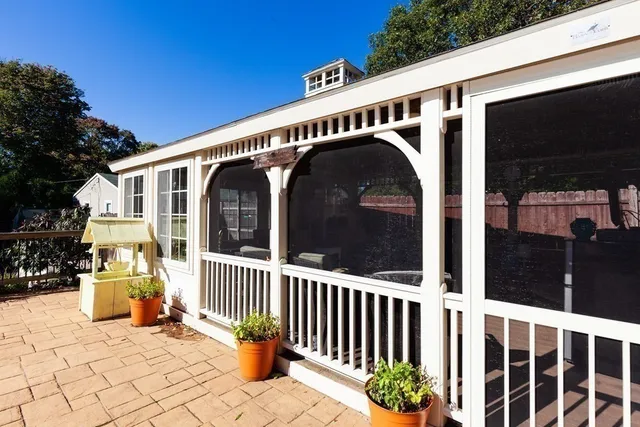 a front view of a house with a porch