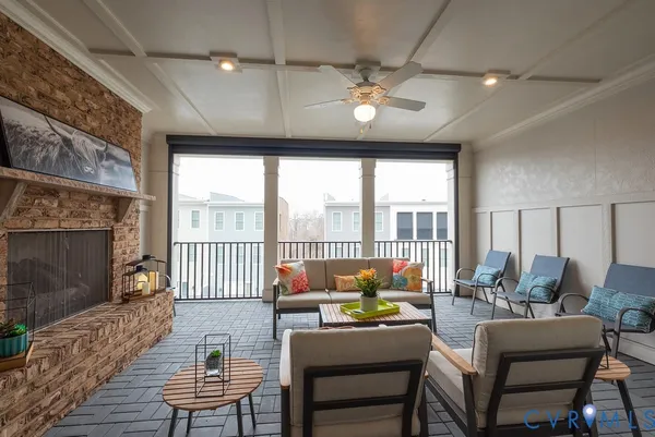 a view of a building with a yard