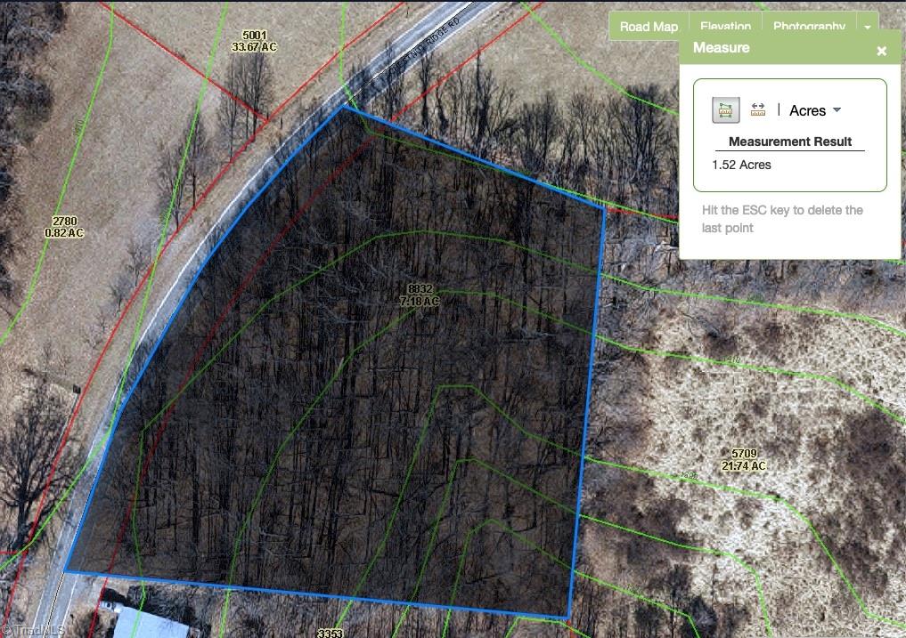 Xx Chestnut Ridge Road, Unit 1 5 AC / Mount Airy, NC 27030 - Photo 6 of 11 10' Contours
