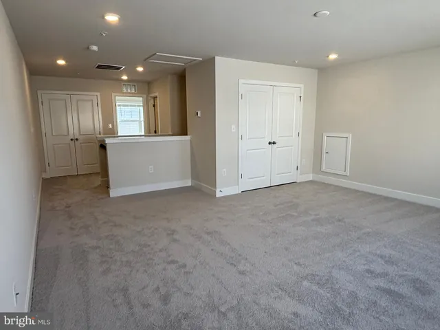 a view of an empty room