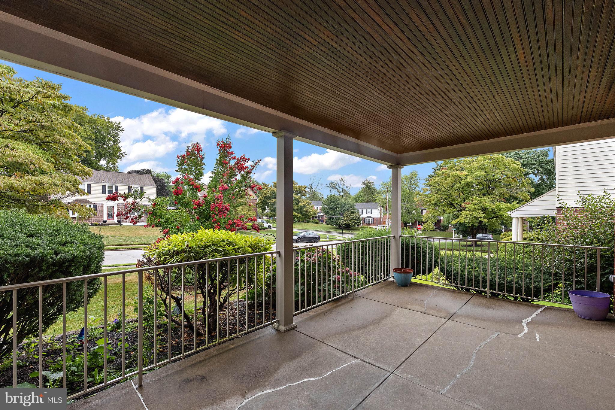 227 Pine Ridge Road Havertown, PA 19083 - Photo 4 of 36 a view of a porch with furniture and garden