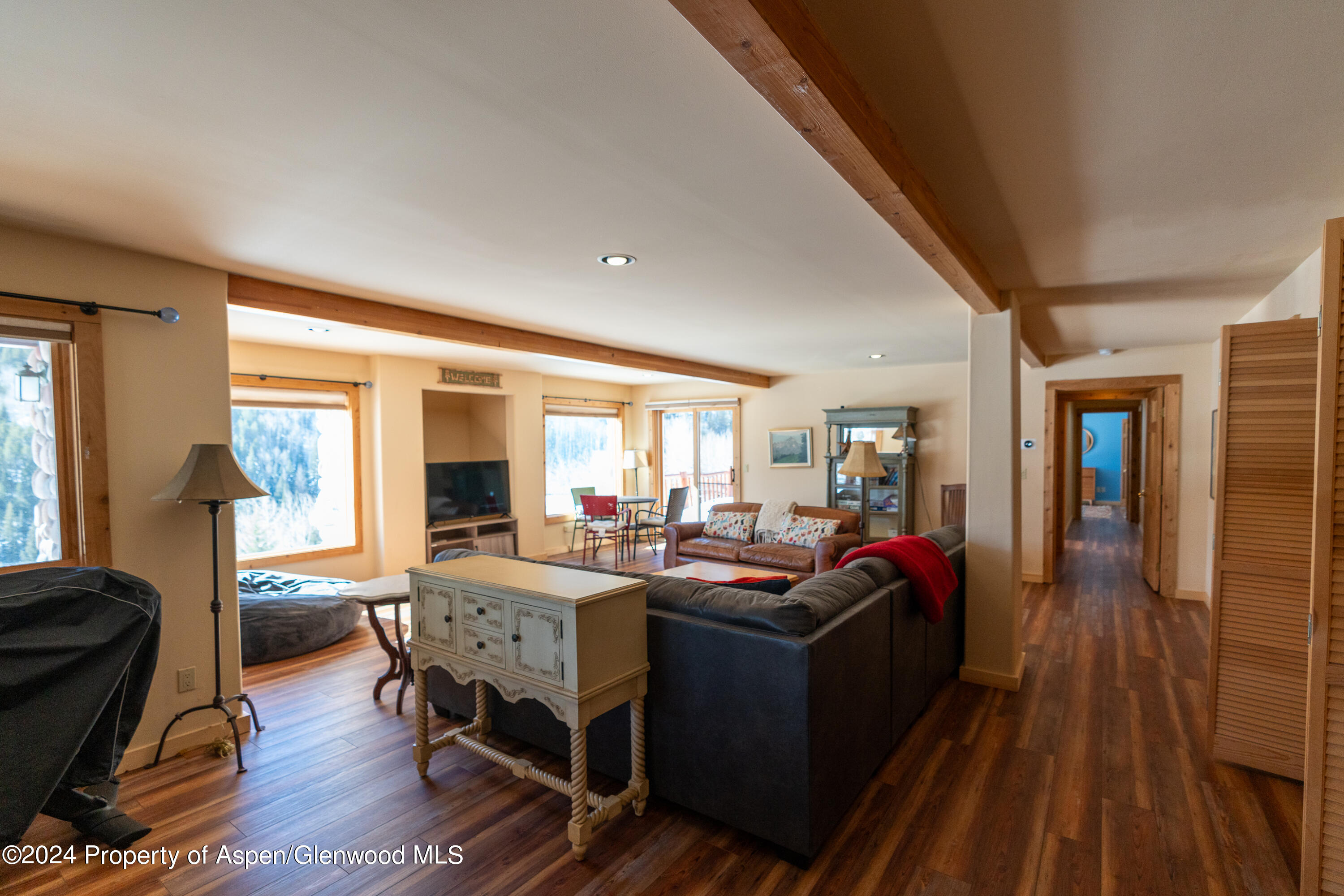 491 McLaughlin Lane Basalt, CO 81621 - Photo 35 of 56 a view of a dining room with furniture window and outside view