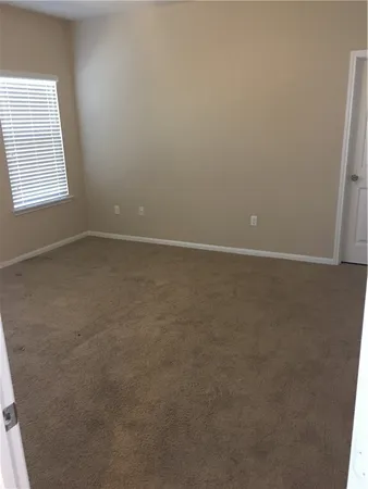 a bathroom with a window