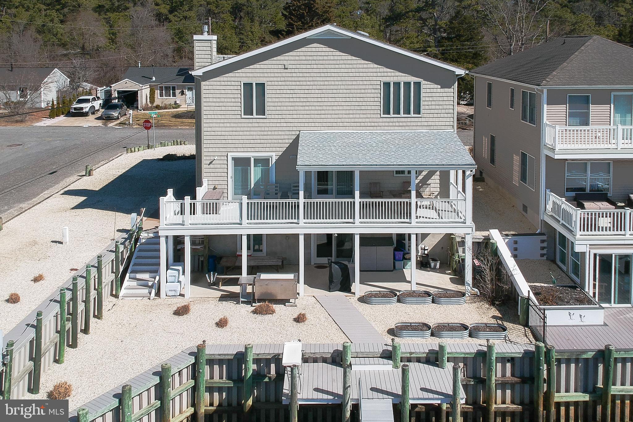 a view of residential houses with city view