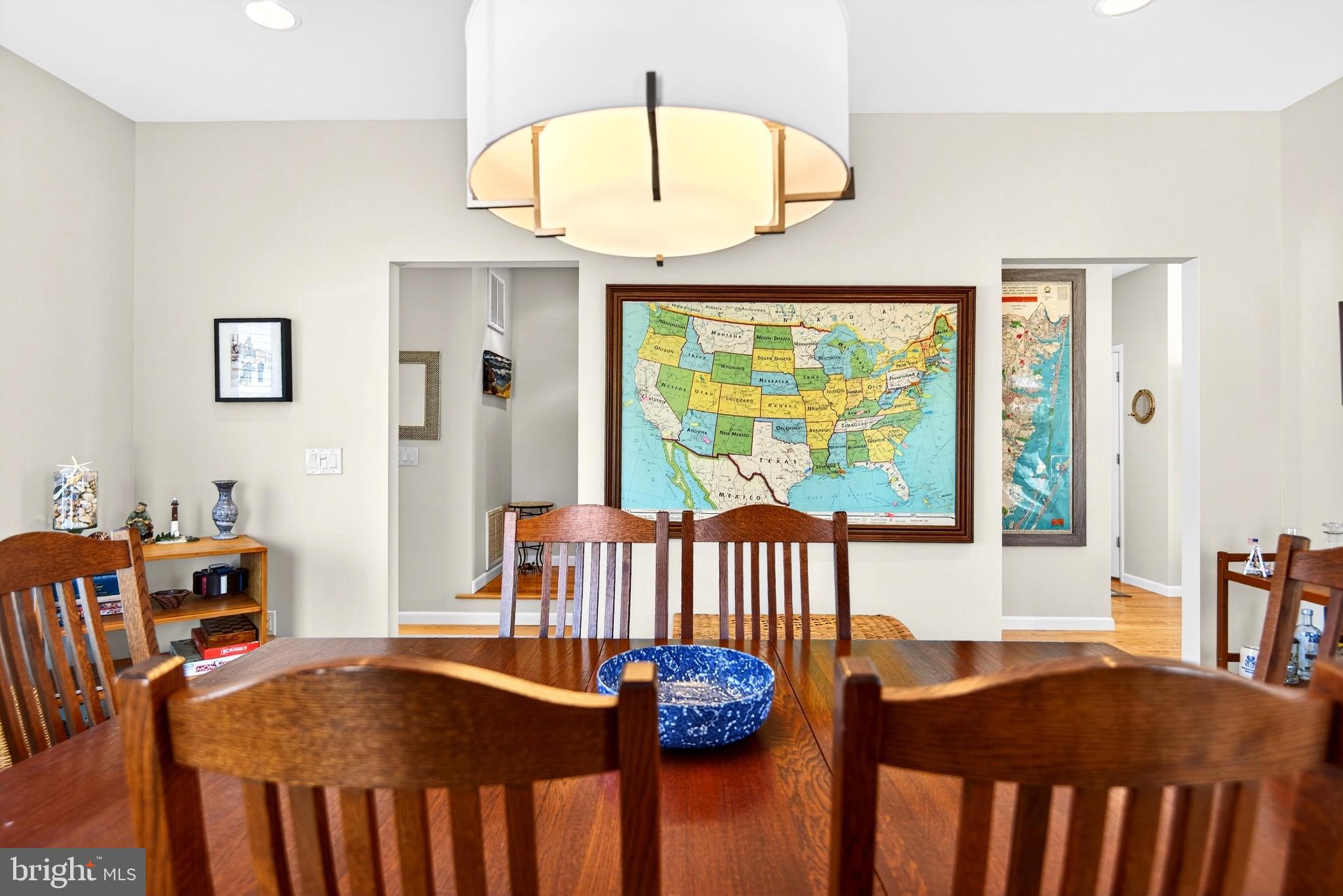 20 Edgewater Drive Tuckerton, NJ 08087 - Photo 19 of 78 Charming dining space with vintage maps.