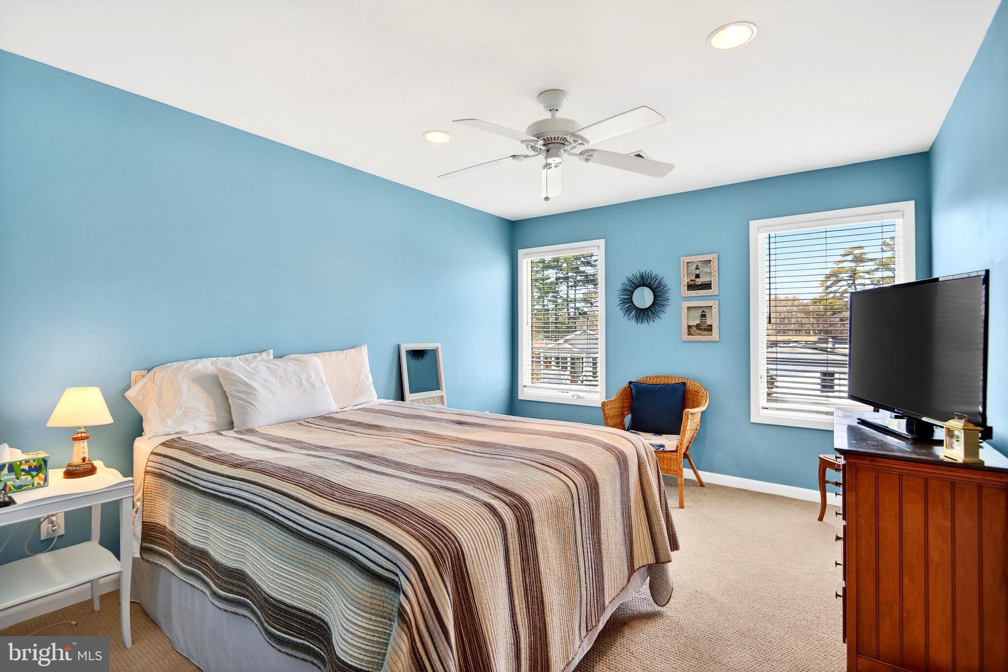 20 Edgewater Drive Tuckerton, NJ 08087 - Photo 40 of 78 a bedroom with a bed and a flat screen tv