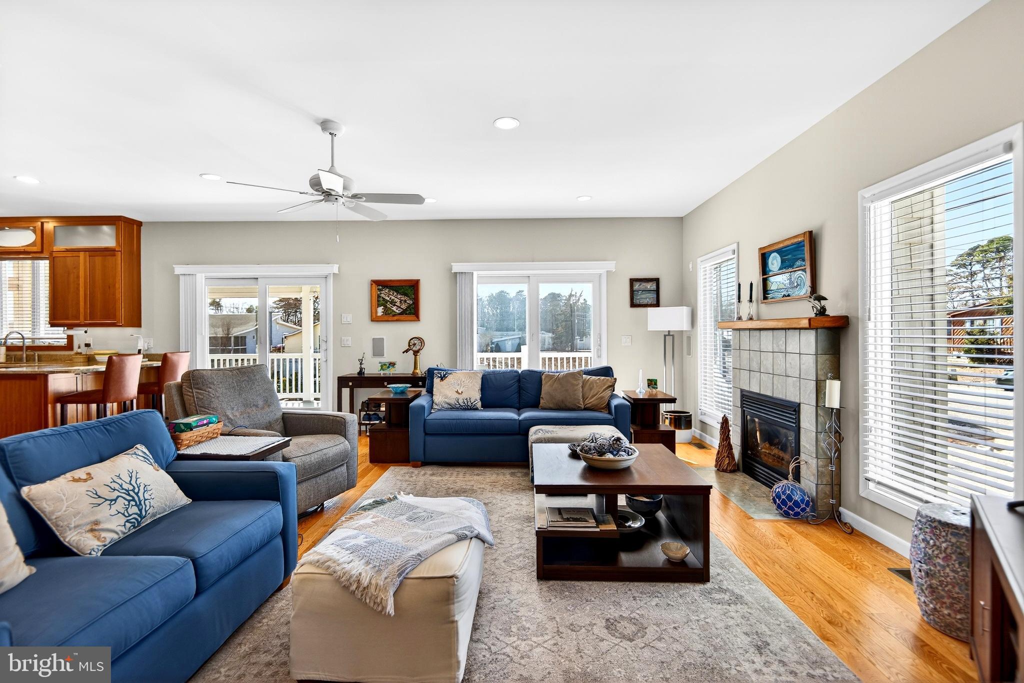 20 Edgewater Drive Tuckerton, NJ 08087 - Photo 4 of 78 a living room with furniture fireplace and a large window