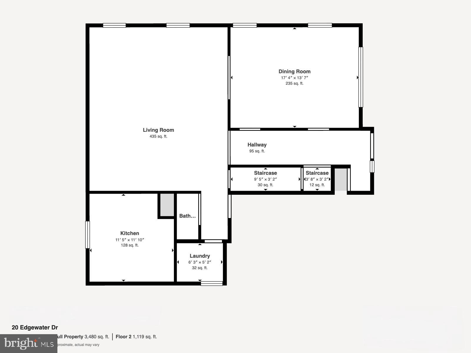 20 Edgewater Drive Tuckerton, NJ 08087 - Photo 77 of 78 a picture of a wall with a white wall and a picture