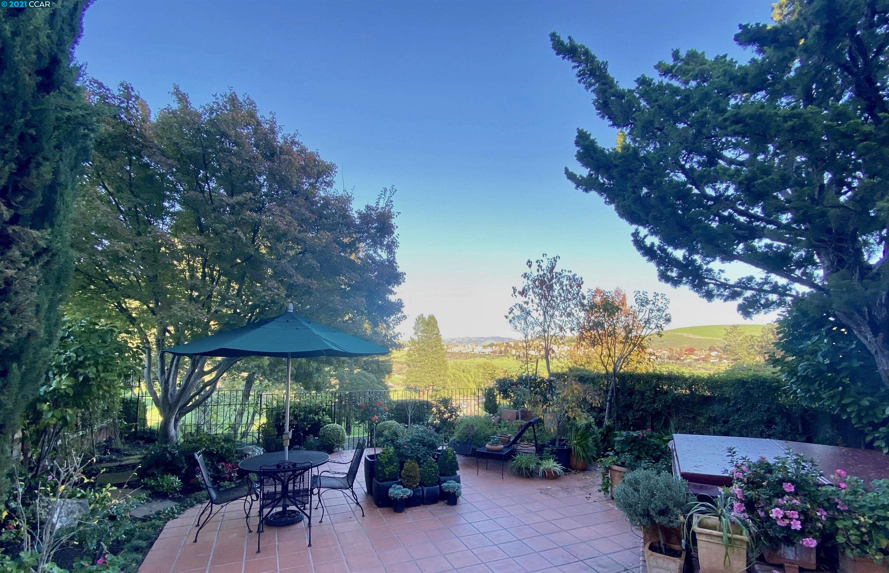 1312 Canyon Side Avenue San Ramon, CA 94582 - Photo 2 of 3 a view of a patio with furniture and a yard