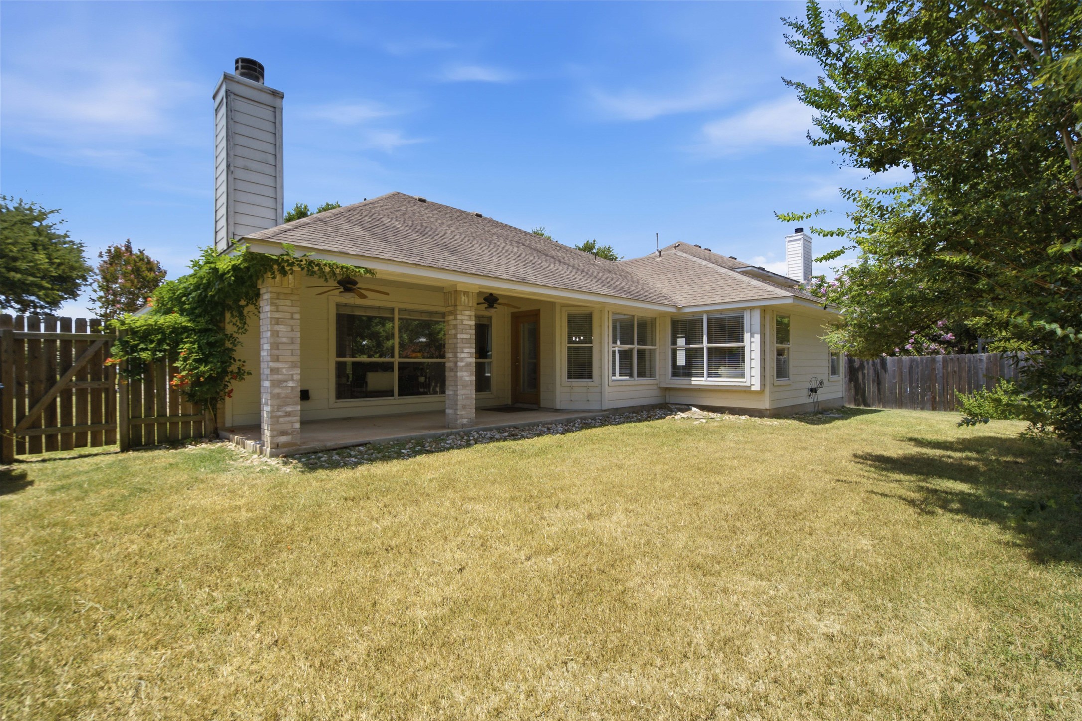 2920 Warwick Way Austin, TX 78748 - Photo 29 of 36 A private, fenced backyard offers a spacious area for outdoor activities and relaxation