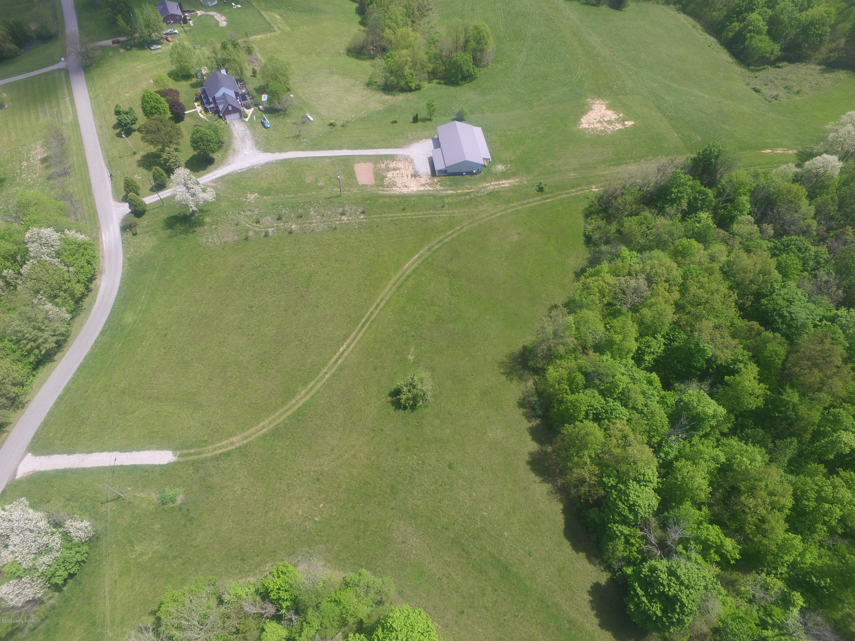 1650 Greens Chapel Road Bloomfield, KY 40008 - Photo 2 of 34 2 - Drone - Building Lot Overhead