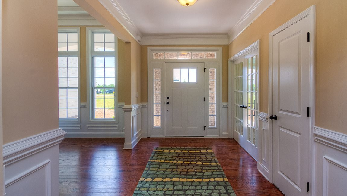 7426 Randshire Way Raleigh, NC 27616 - Photo 7 of 22 Representation photo of completed Samantha, Samantha is home listed & The Samantha listed will vary in interior appts & colors. Furnishings including all decorations not included in sales price. Home listed is built on a crawl space. Foyer
