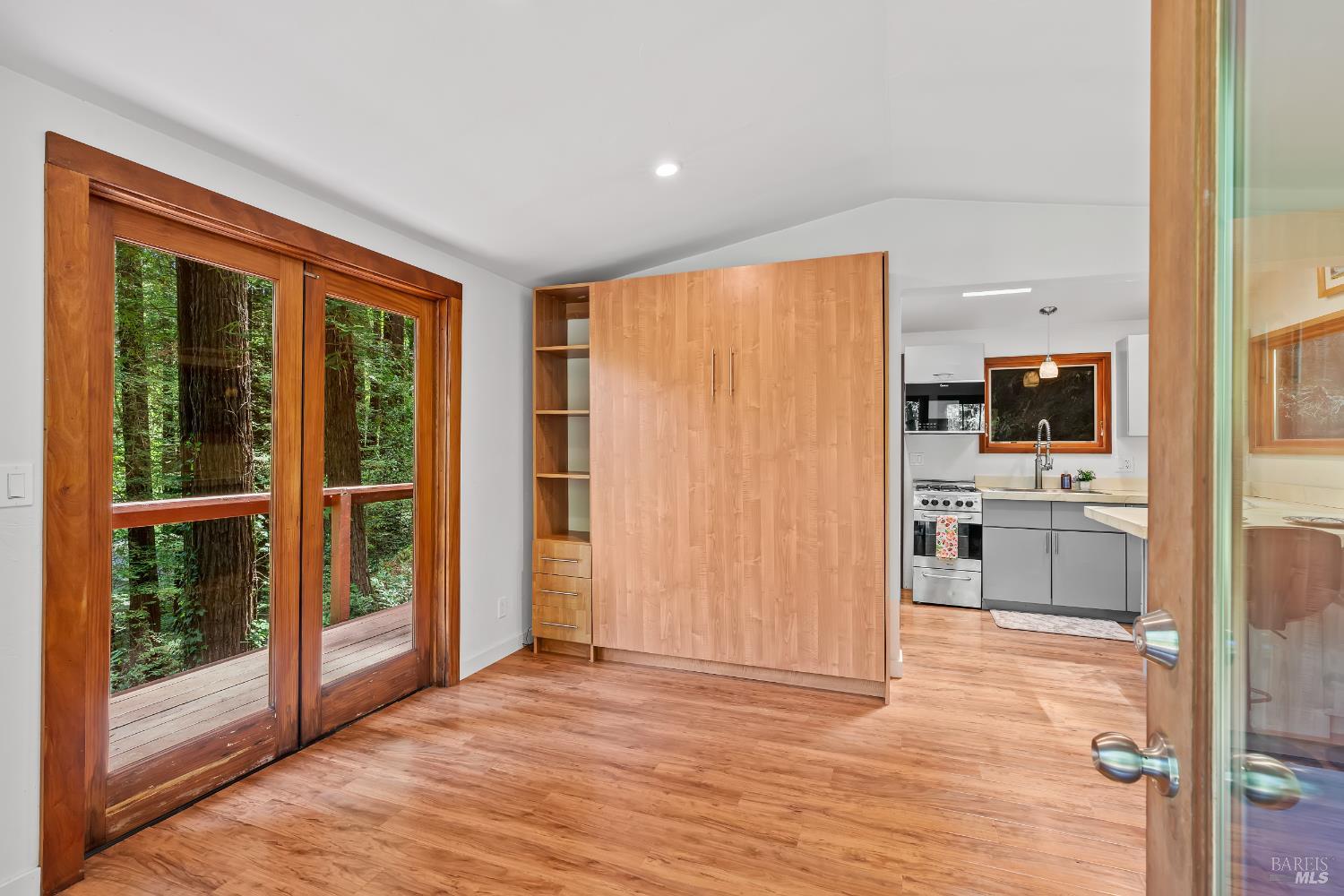 18475 Old Monte Rio Road Guerneville, CA 95446 - Photo 10 of 64 Living/sleeping area with built-in murphy bed