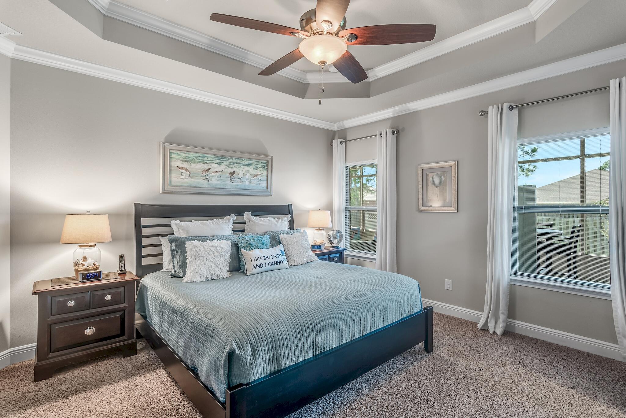 446 Pin Oak Loop Santa Rosa Beach, FL 32459 - Photo 23 of 48 a bedroom with a bed and a window