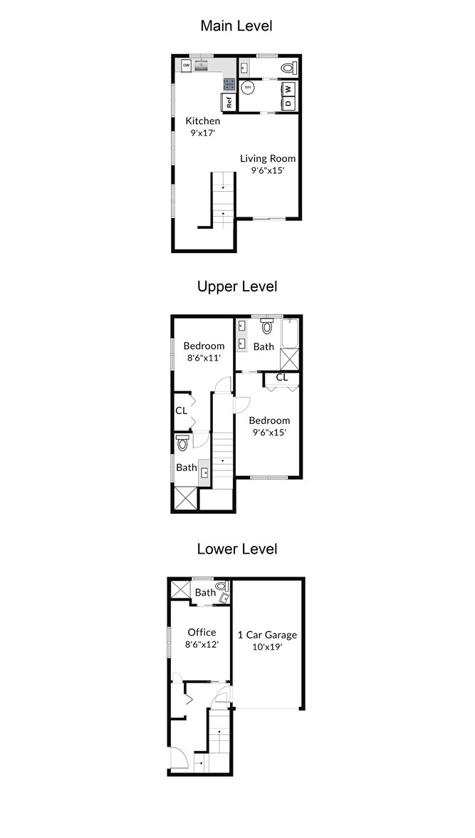 5409 26th Avenue Southwest, Unit B Seattle, WA 98106 - Photo 31 of 31 a picture of a wall with a white wall and a picture of it