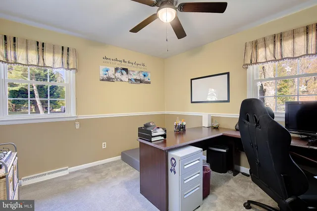 a room with furniture and window