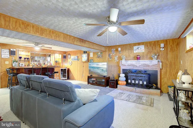 a outdoor space with patio furniture and a potted plant