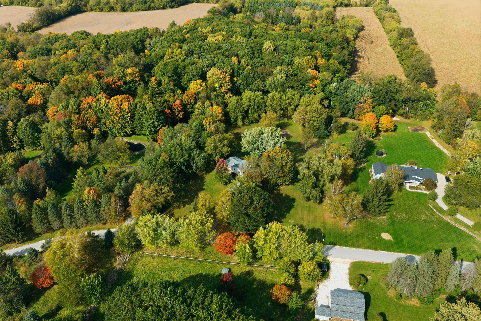 5974 Loghouse Road Erin, WI 53027 - Photo 43 of 55 5974 Loghouse - Drone-14