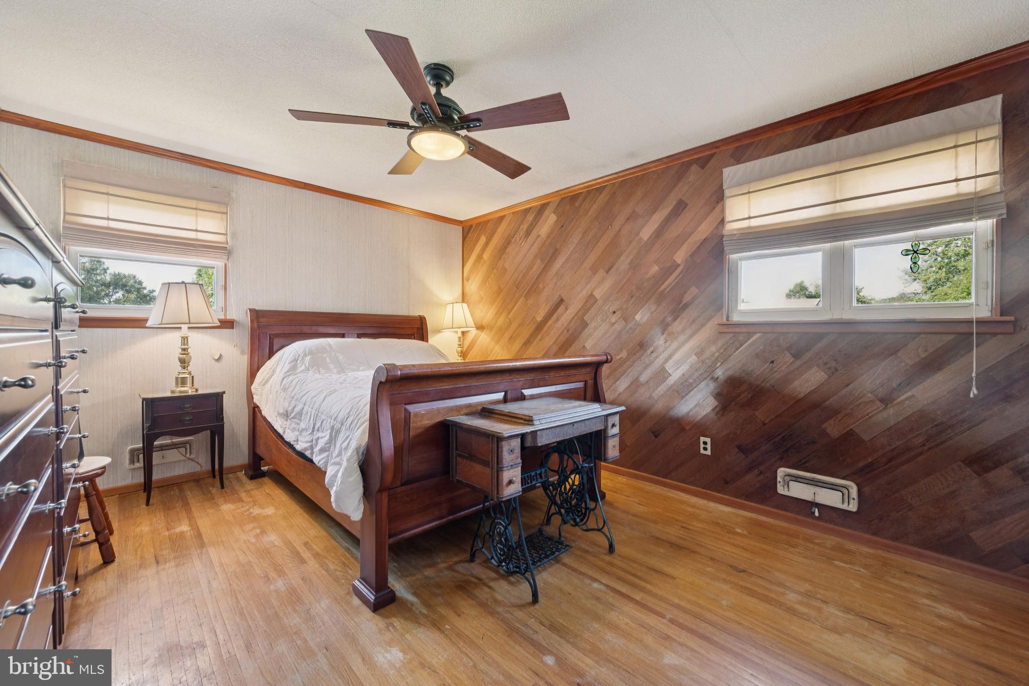 43 Princeton Drive Delran, NJ 08075 - Photo 15 of 25 a bedroom with a bed and wooden floor