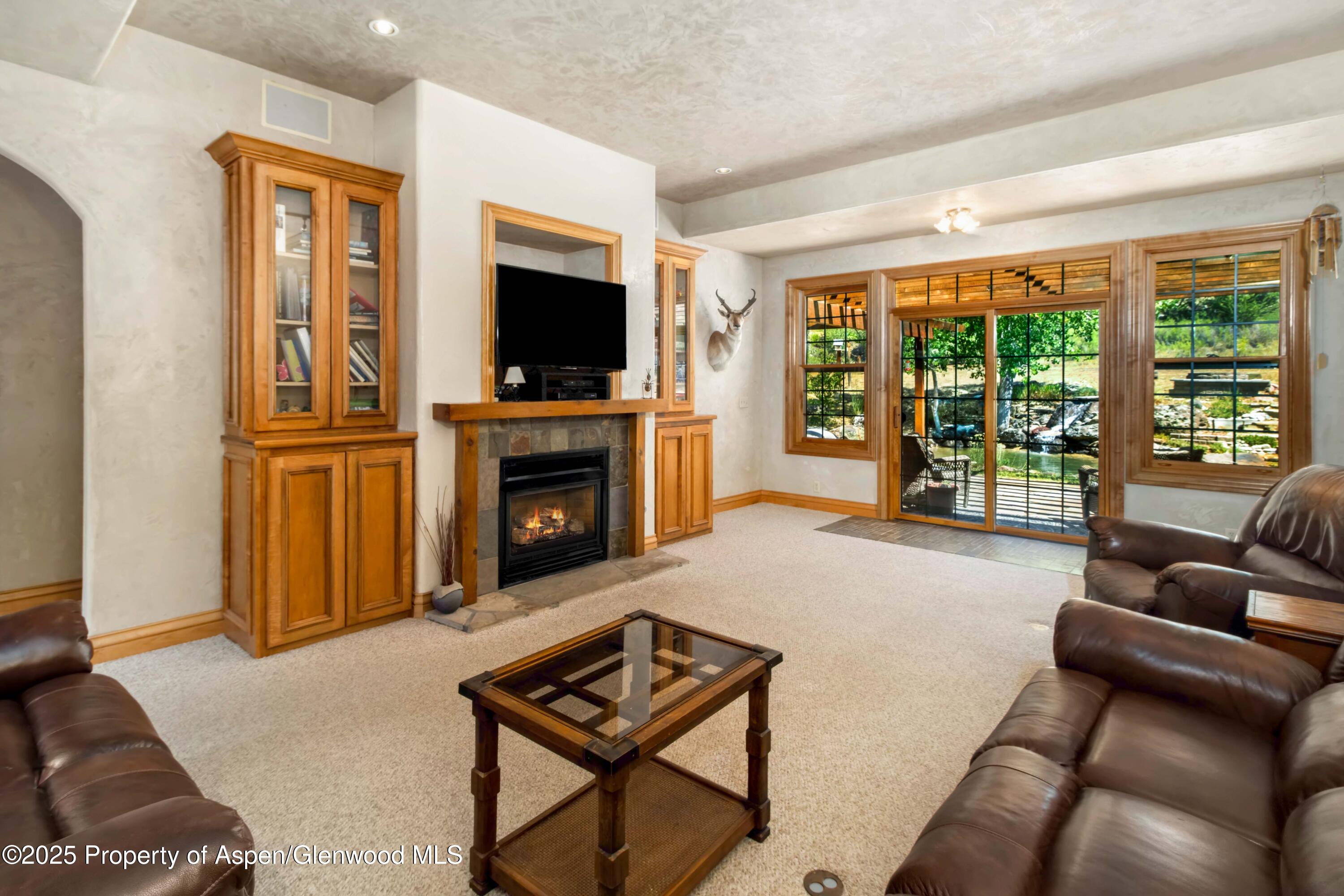 2687 Fairview Heights Court Rifle, CO 81650 - Photo 6 of 40 a living room with furniture a flat screen tv and a fireplace