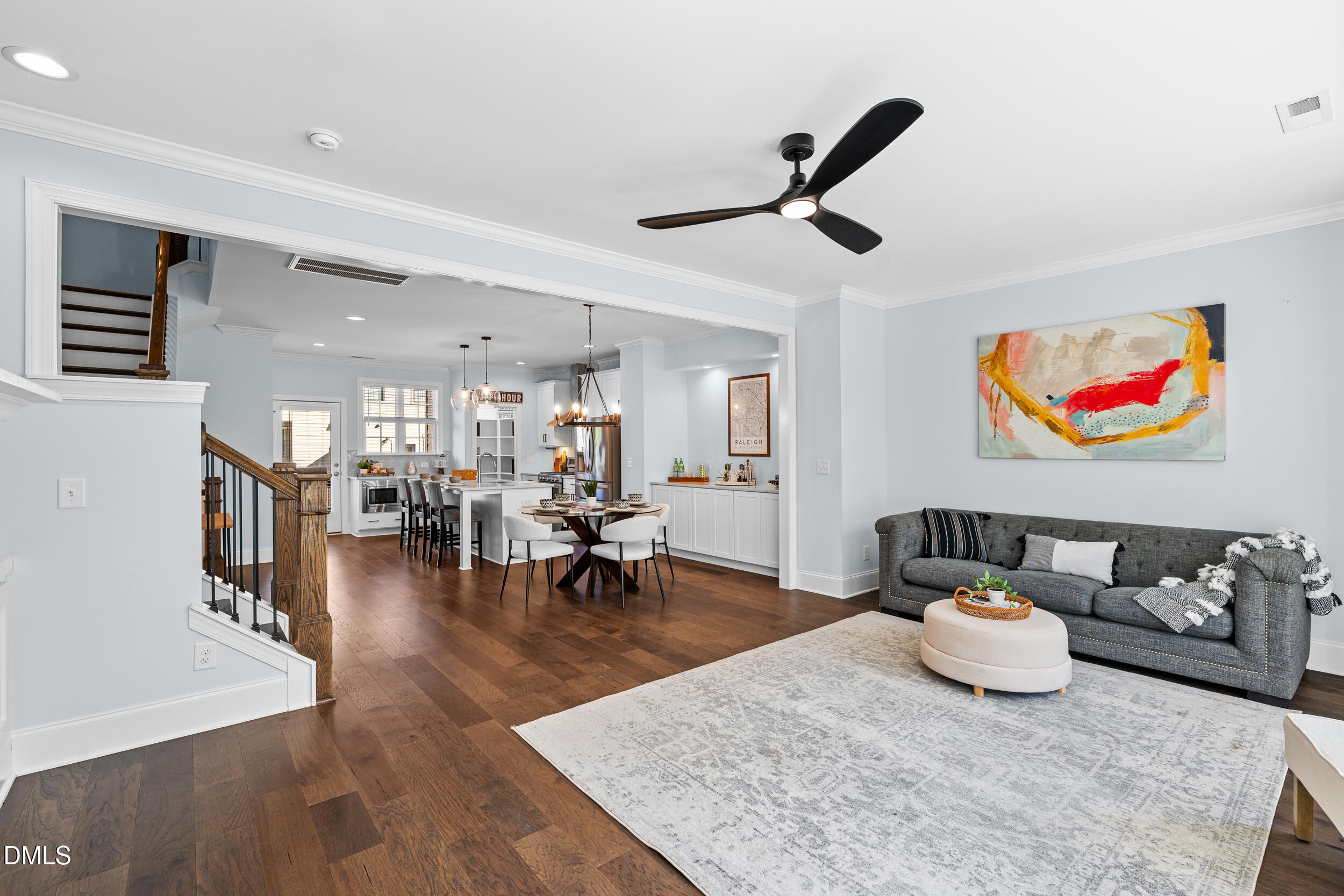 1606 Wooster Street Raleigh, NC 27607 - Photo 15 of 26 a living room with furniture and a large window