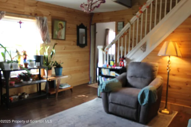 a close view of fireplace