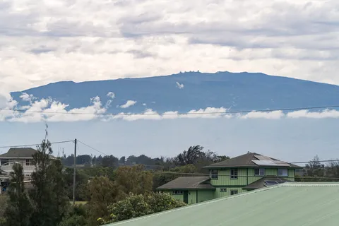 a view of a city with sunset view