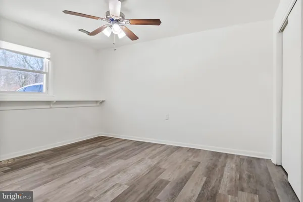 wooden floor in a room