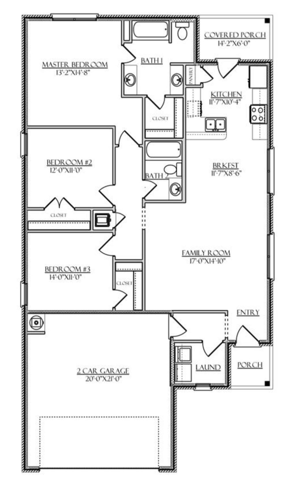3836 Chesterfield Lane Foley, AL 36535 - Photo 37 of 38 Floor Plan