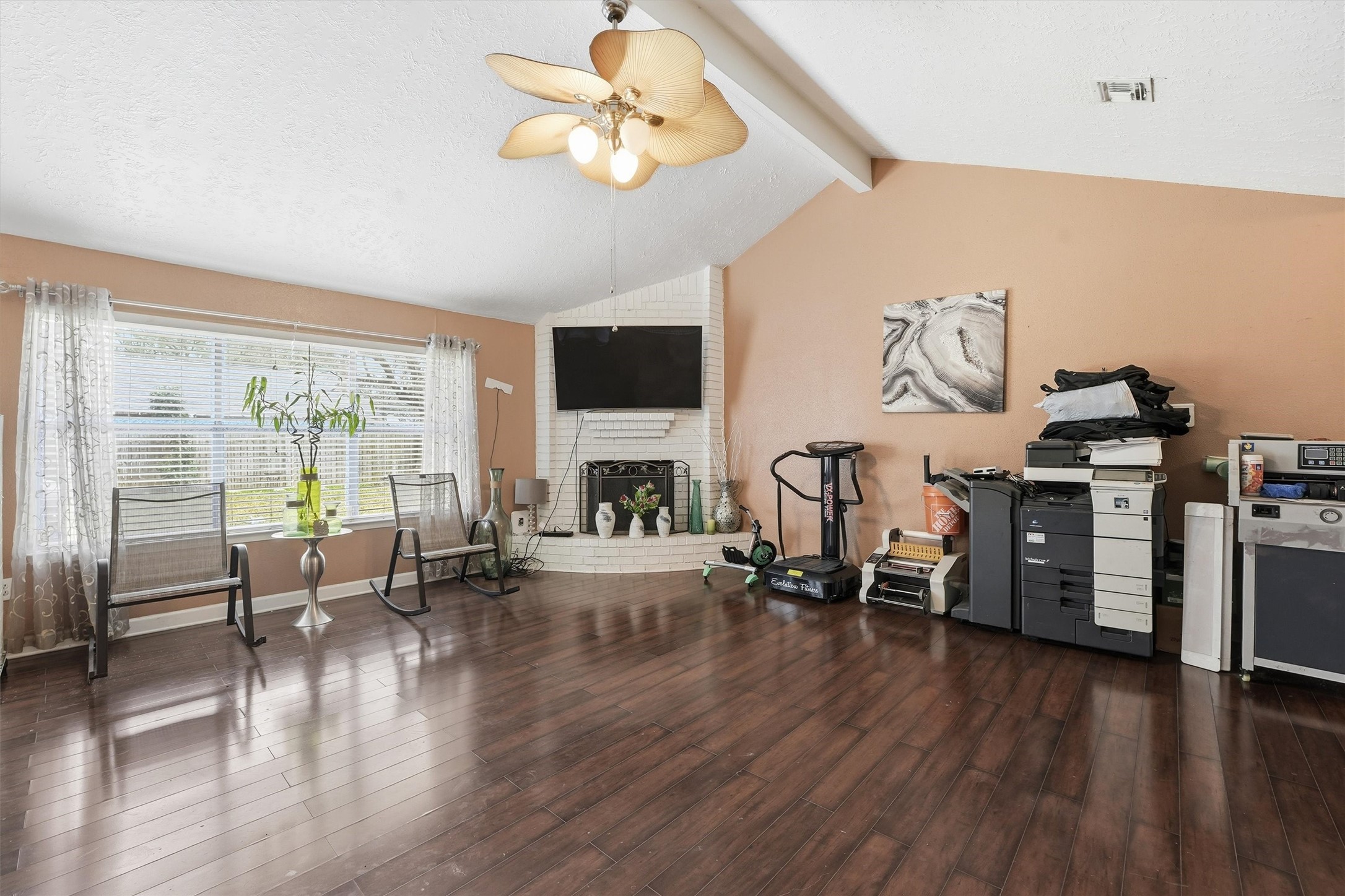 1322 Great Dover Circle Channelview, TX 77530 - Photo 5 of 19 a view of a livingroom with furniture and a flat screen tv