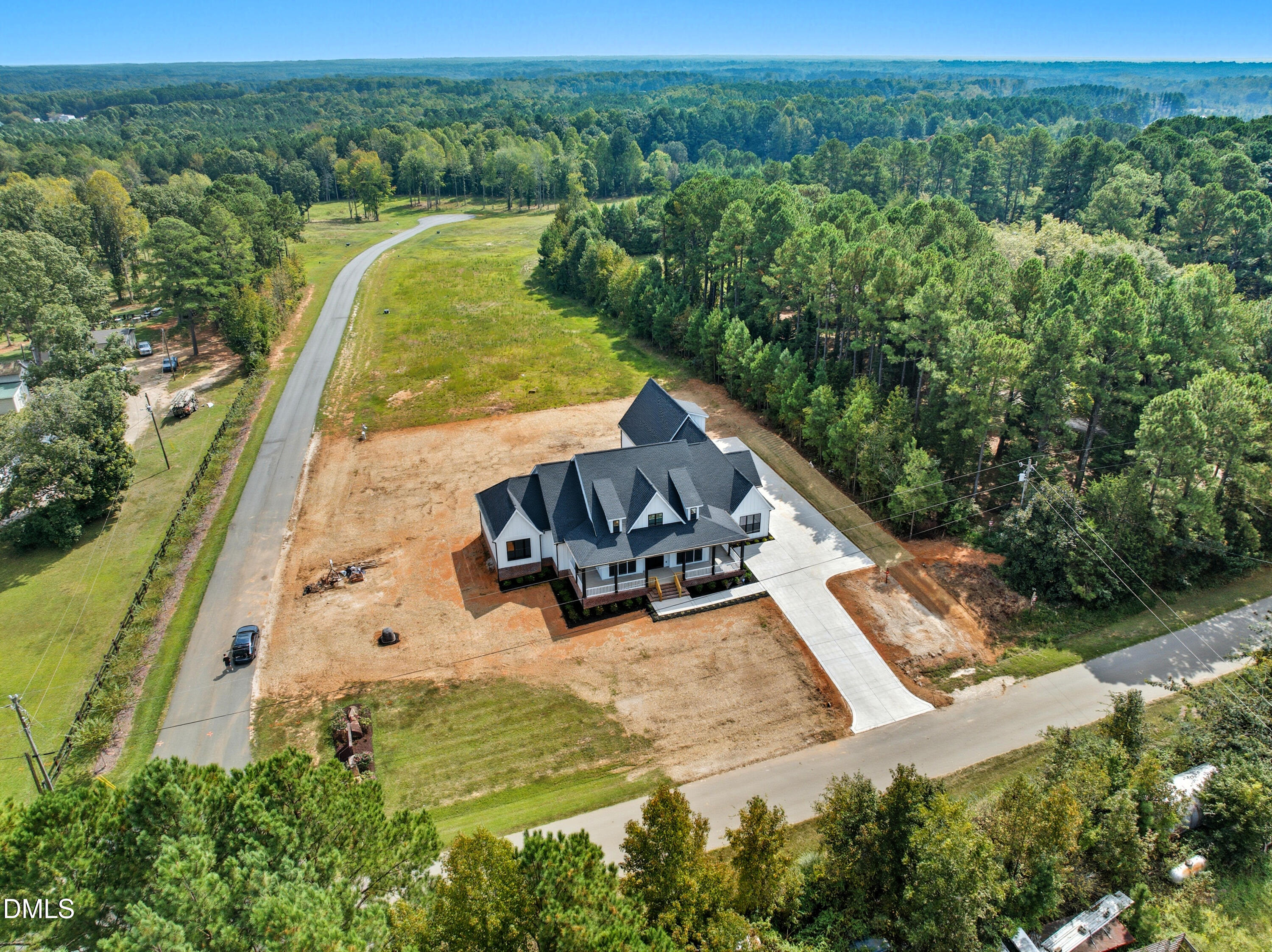 12245 Trey Point Dr Spring Spring Hope, NC 27882 - Photo 6 of 7 an aerial view of a house with a garden