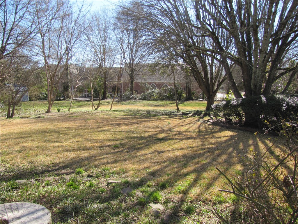 204 East Main Street Pendleton, SC 29670 - Photo 5 of 23 Rear Yard that backs to Cherry St.