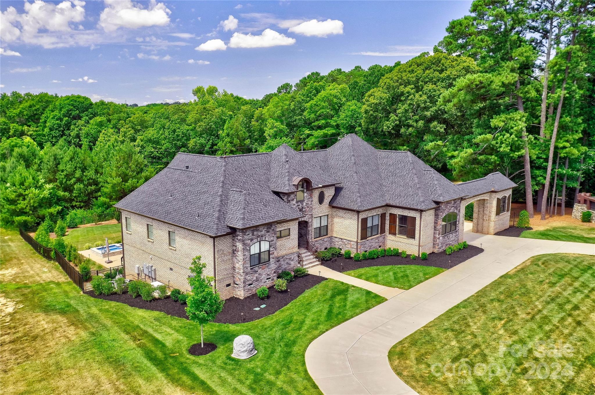 2737 Holbrook Road Fort Mill, SC 29715 - Photo 2 of 46 a aerial view of a house with garden