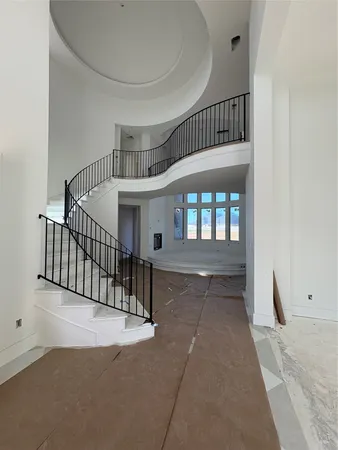 a view of entryway with a front door