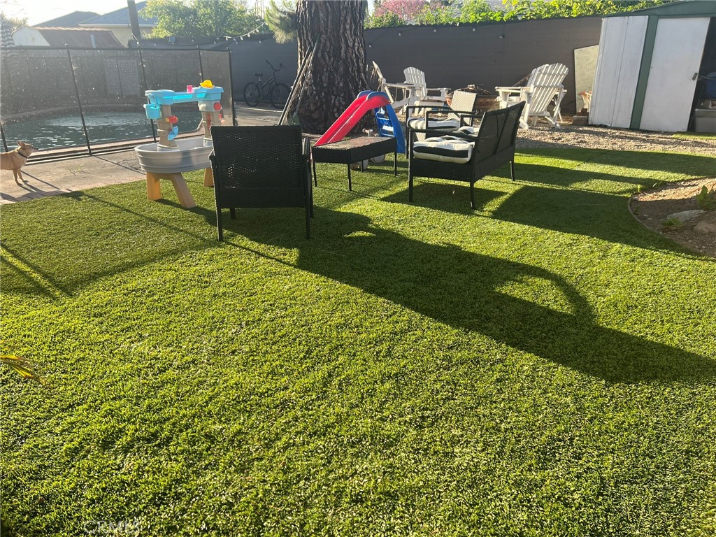 19415 Hart Street Reseda, CA 91335 - Photo 2 of 25 Backyard play area