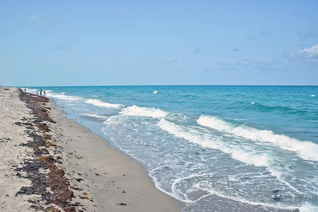 a view of beach and ocean