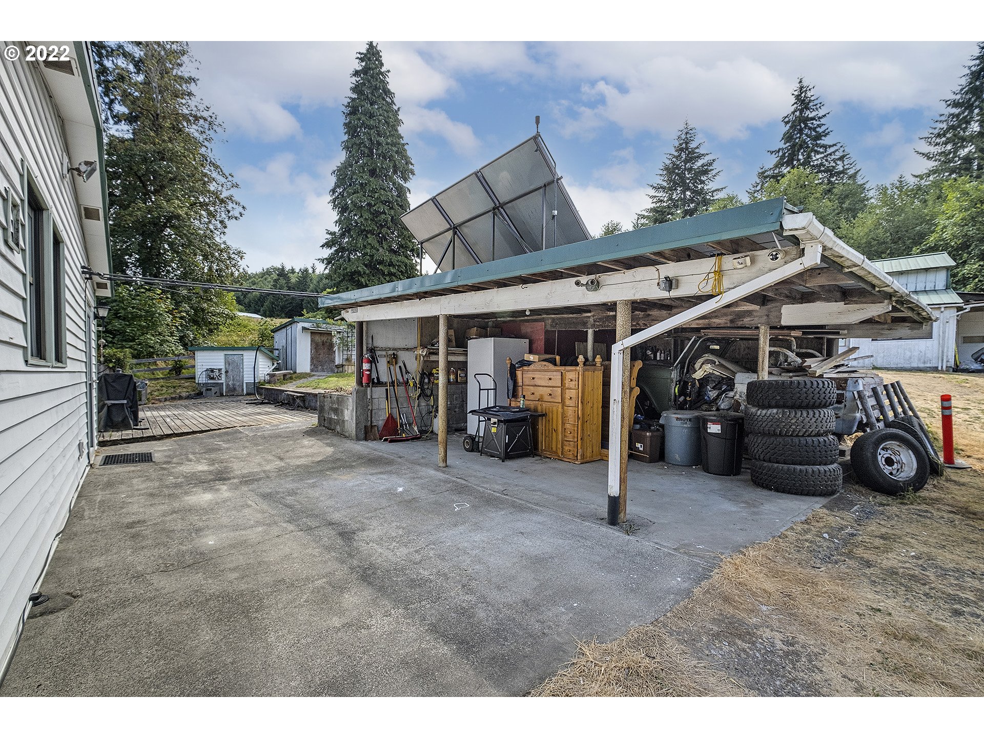 31934 Highland Road Rainier, OR 97048 - Photo 22 of 27 a view of a car park in front of house