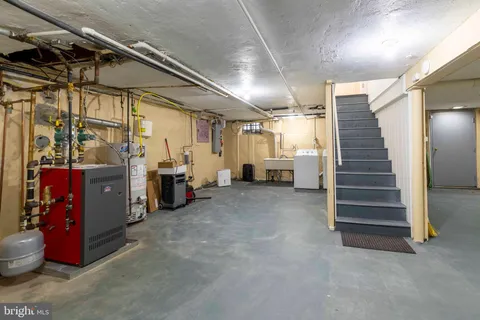 a view of storage and utility room