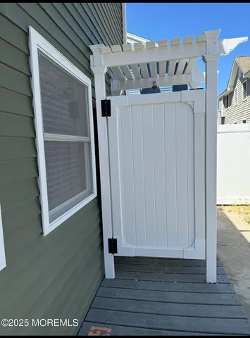 a view of front door