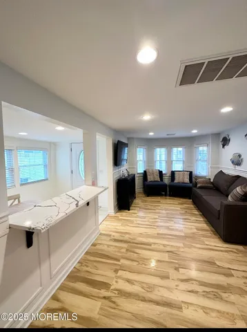 a large room with lots of counter space