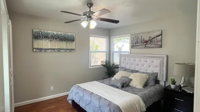 a view of a walk in closet