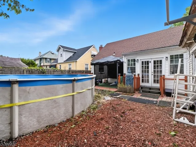 a view of a house with lounge chair