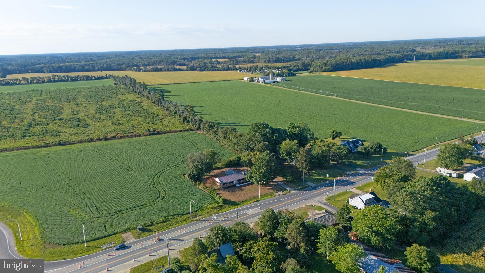 26854 Broadkill Road Milton, DE 19968 - Photo 51 of 56 an aerial view of a houses with outdoor space and a lake view