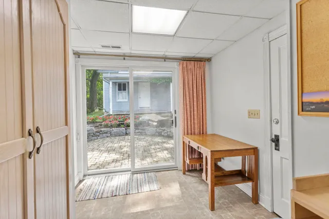 a view of front door