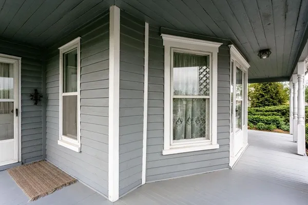 a view of front door and porch