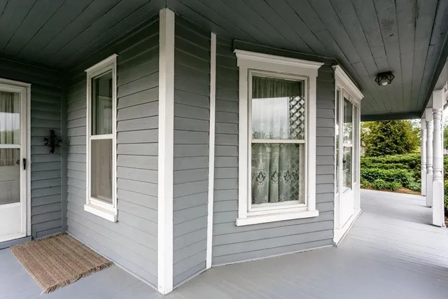 a view of front door and porch