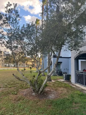 a view of a yard in front of the house