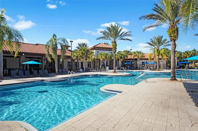 a view of outdoor space with outdoor kitchen