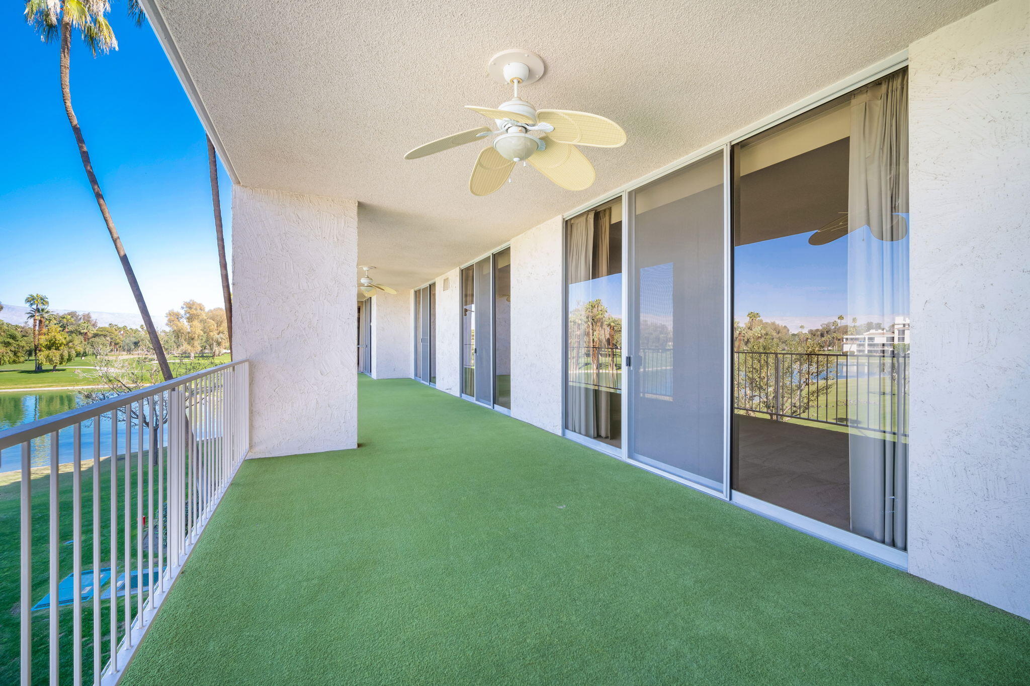 900 Island Drive, Unit 304 Rancho Mirage, CA 92270 - Photo 22 of 27 a view of yard from balcony